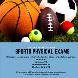 Chatham County Schools - Sports Physical Exams